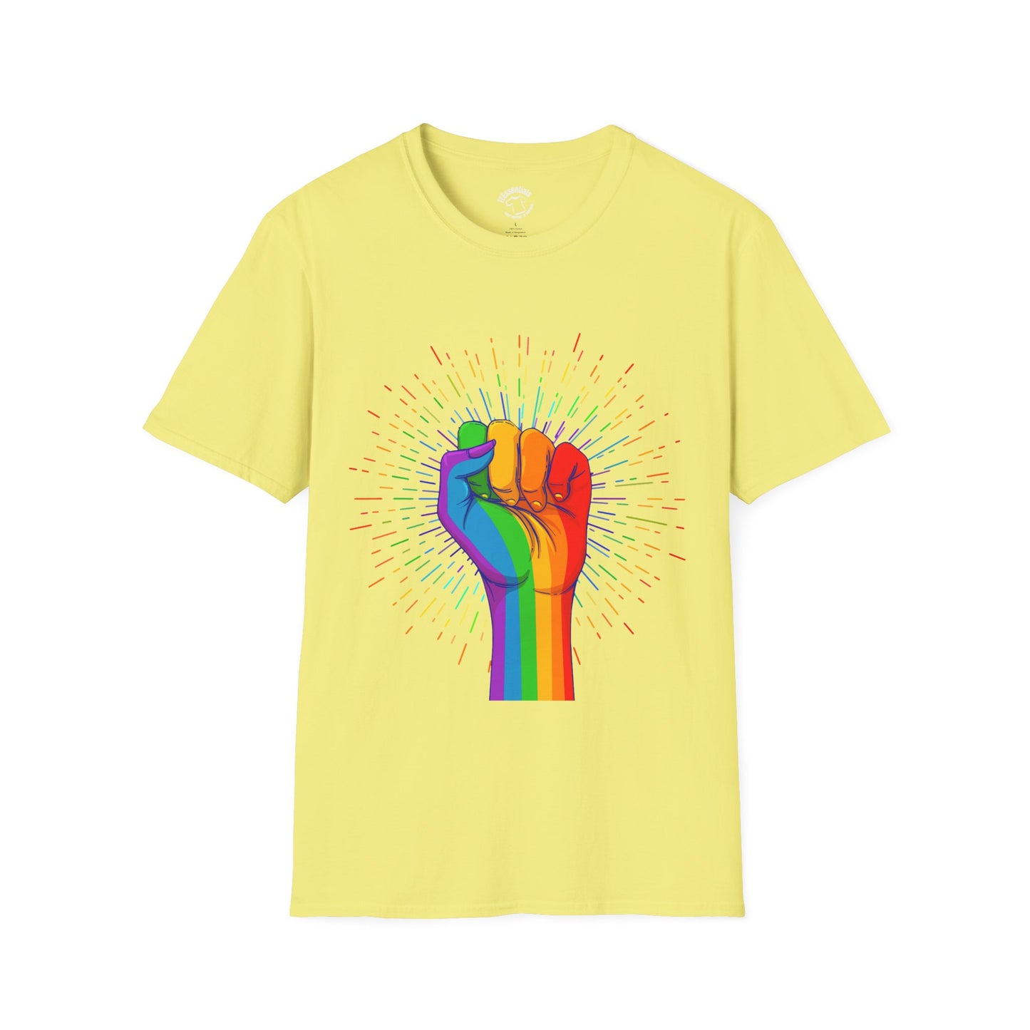 Rainbow Pride Fist T-Shirt — LGBTQ+ Equality Tee