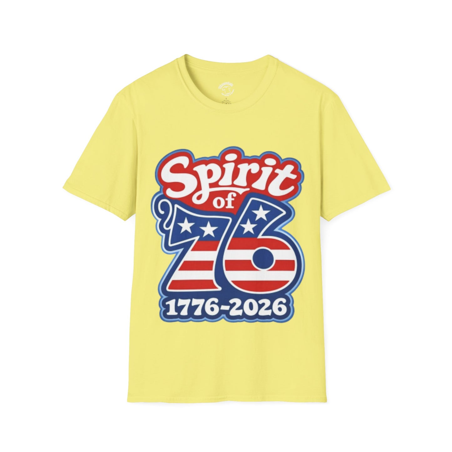 Spirit of '76 T-Shirt — 1776-2026 Retro Patriotic Fourth of July Tee