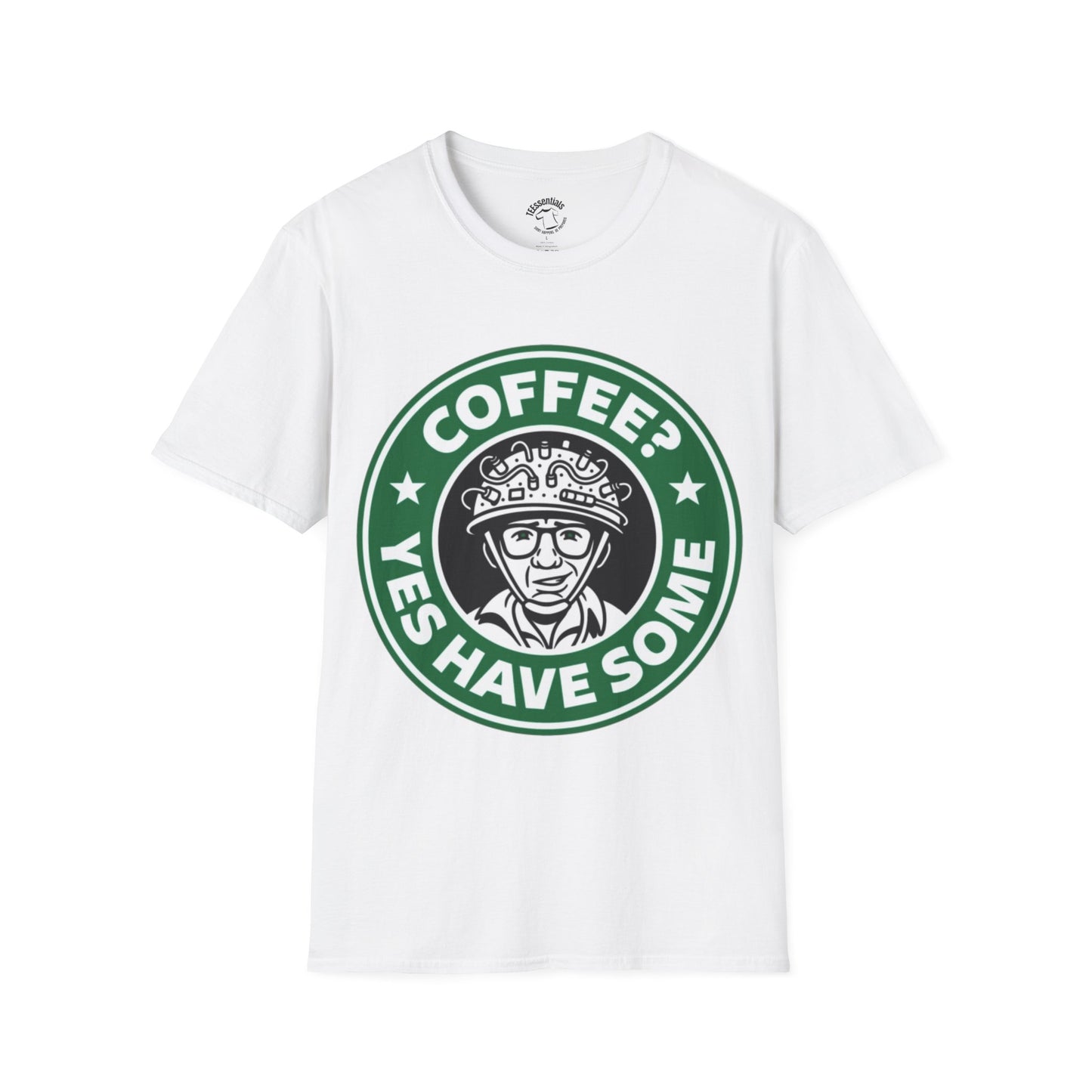 Coffee Yes Have Some T-Shirt — Funny Coffee Ghostbuster Logo Tee
