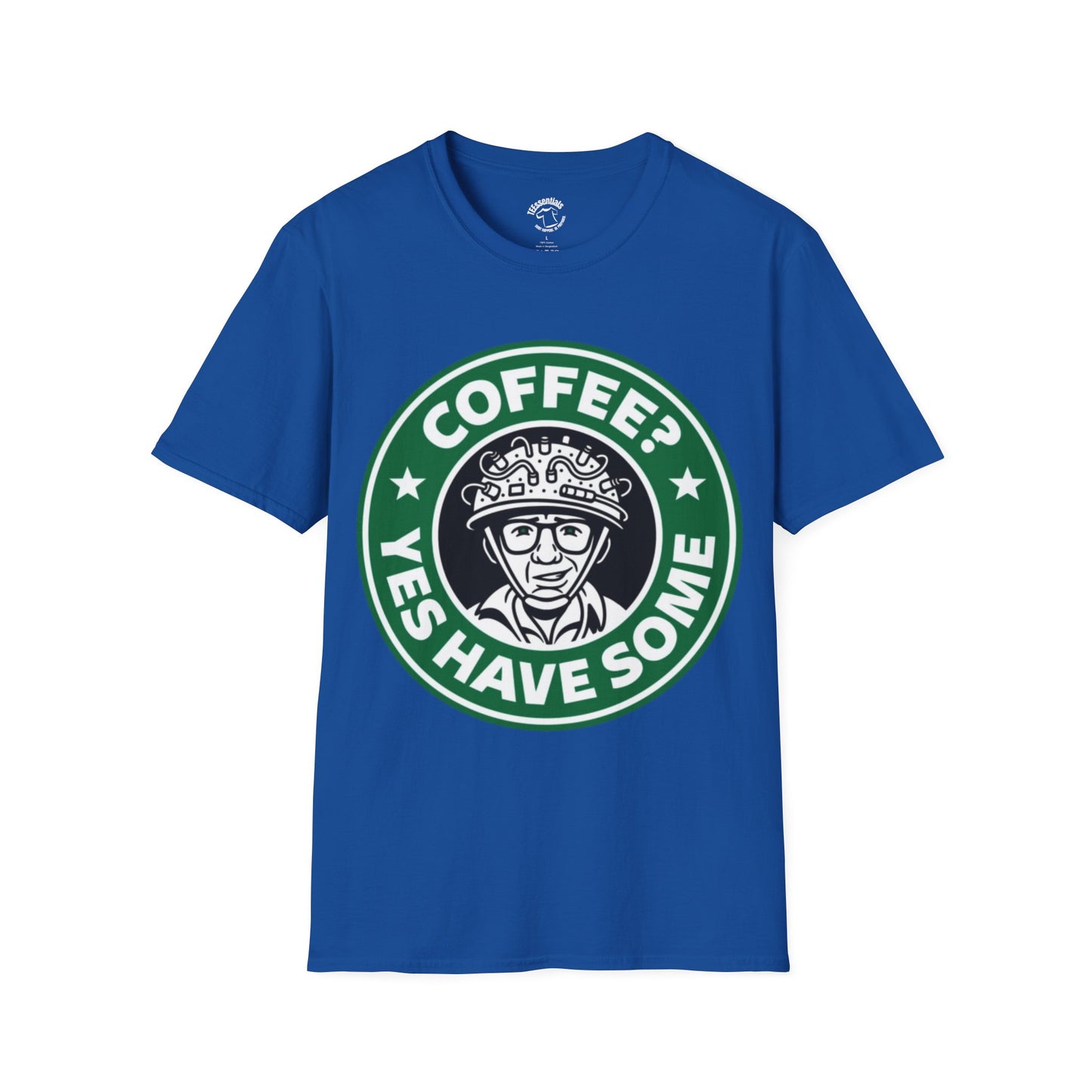 Coffee Yes Have Some T-Shirt — Funny Coffee Ghostbuster Logo Tee