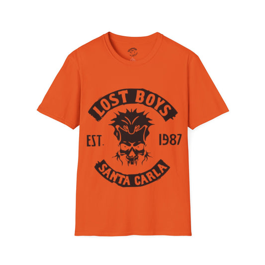Lost Boys Santa Carla T-Shirt — Retro Skull Graphic Tee (Est. 1987)