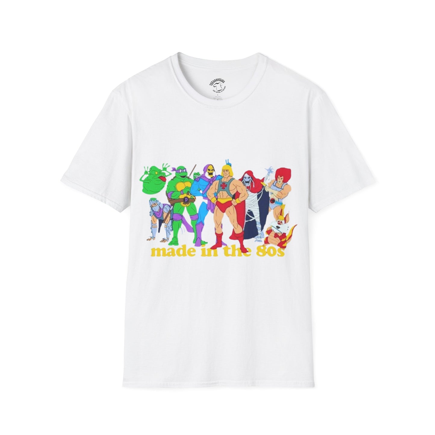 80s Cartoon Heroes T-Shirt — "Made in the 80s" Retro Graphic Tee