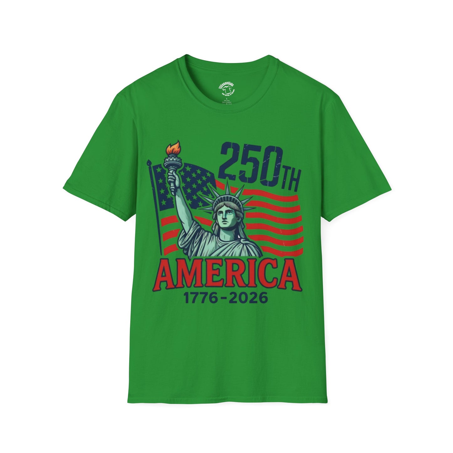 America 250th T-Shirt – Statue of Liberty Patriotic July 4th 1776–2026
