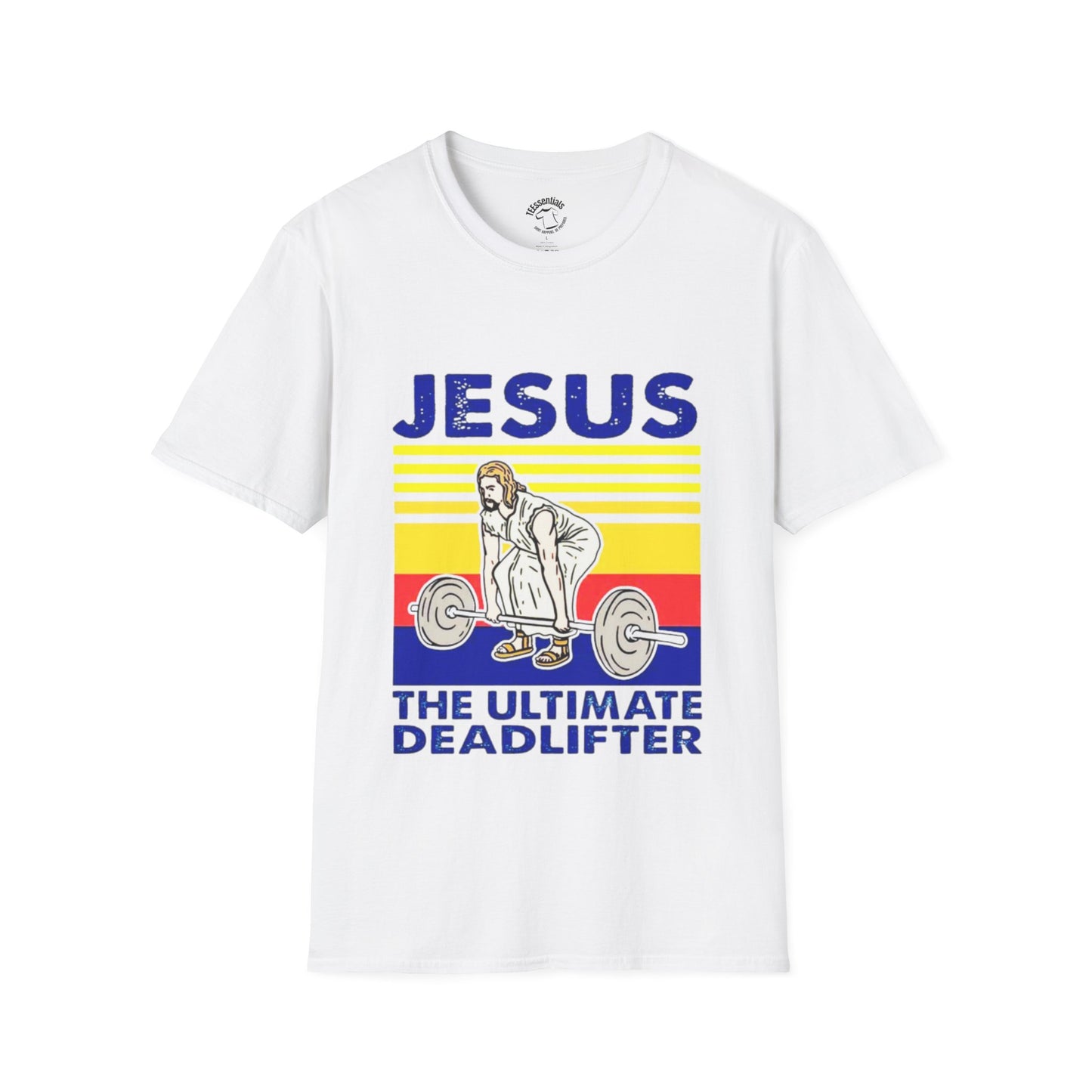 Jesus The Ultimate Deadlifter Tee — Christian Fitness Graphic T-Shirt
