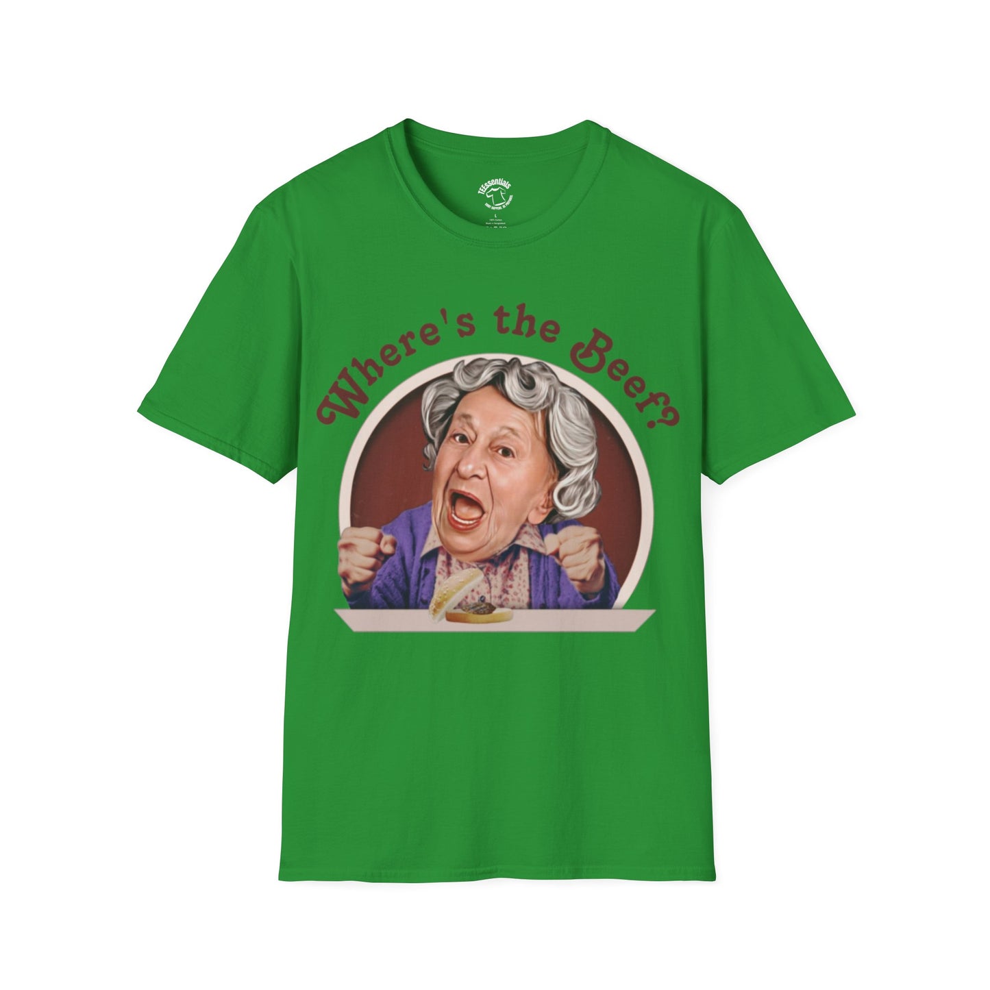 T-Shirt — "Where's the Beef?" Funny Retro Grandma Graphic Tee