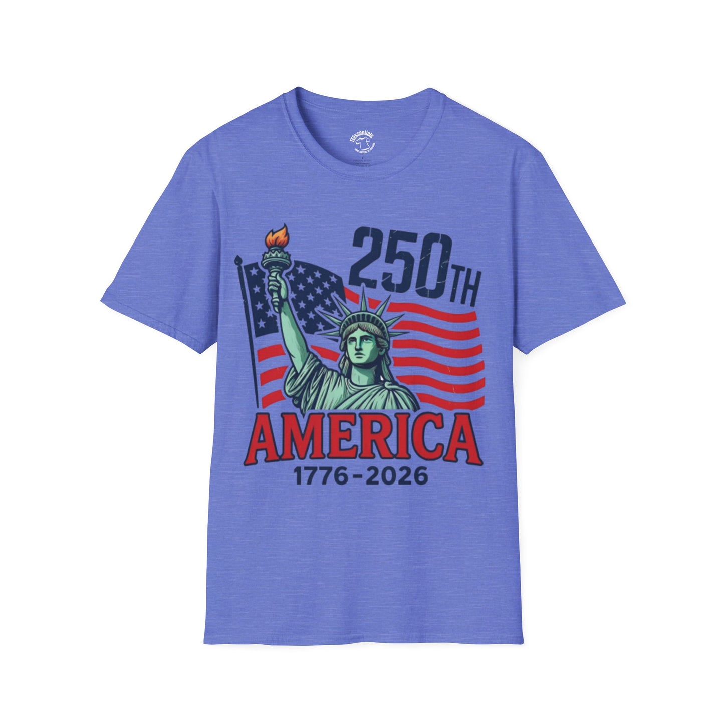 America 250th T-Shirt – Statue of Liberty Patriotic July 4th 1776–2026