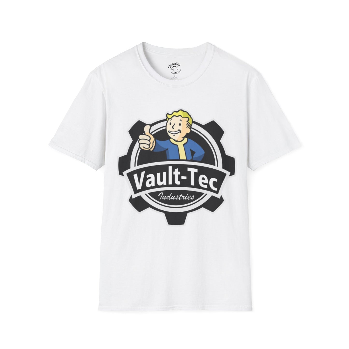 Vault-Tec Logo T-Shirt — Retro Fallout Gamer Tee