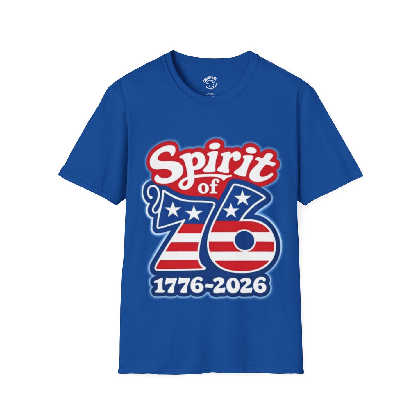Spirit of '76 T-Shirt — 1776-2026 Retro Patriotic Fourth of July Tee