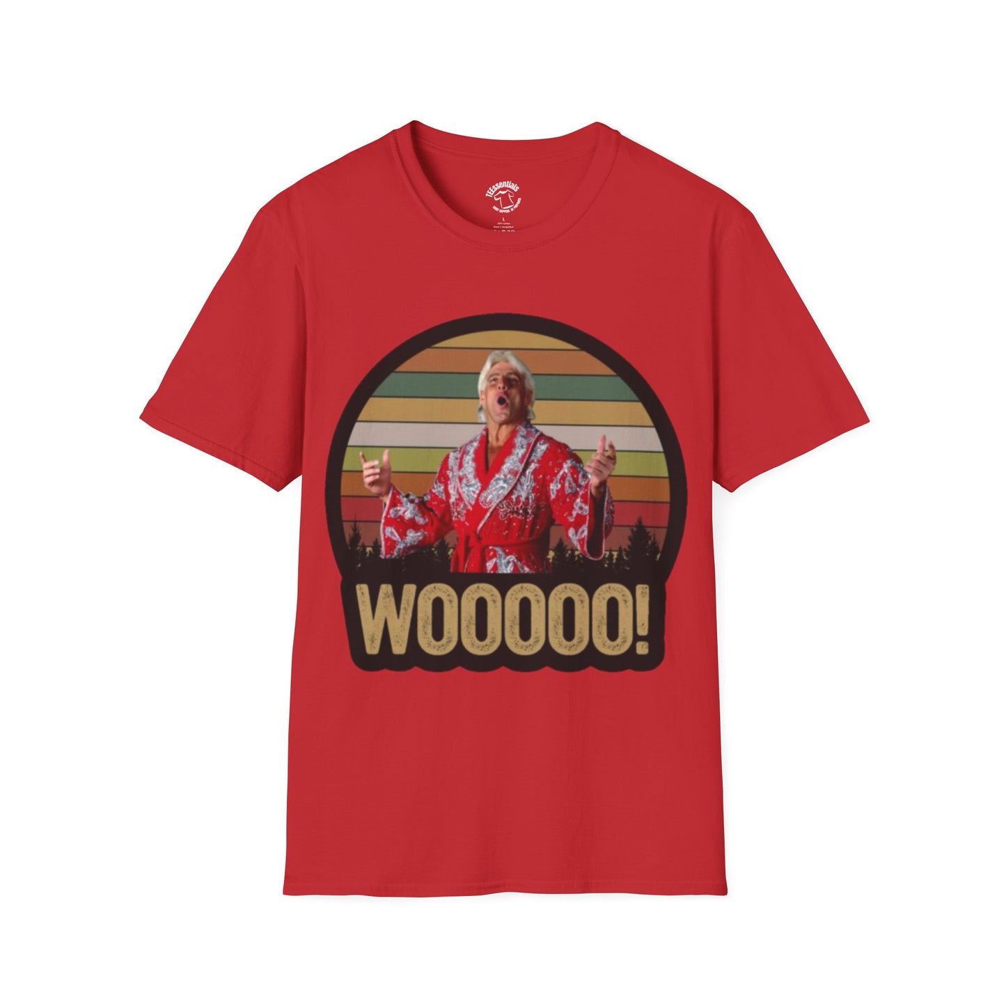 WOOOOO! Retro Wrestling Graphic T-Shirt