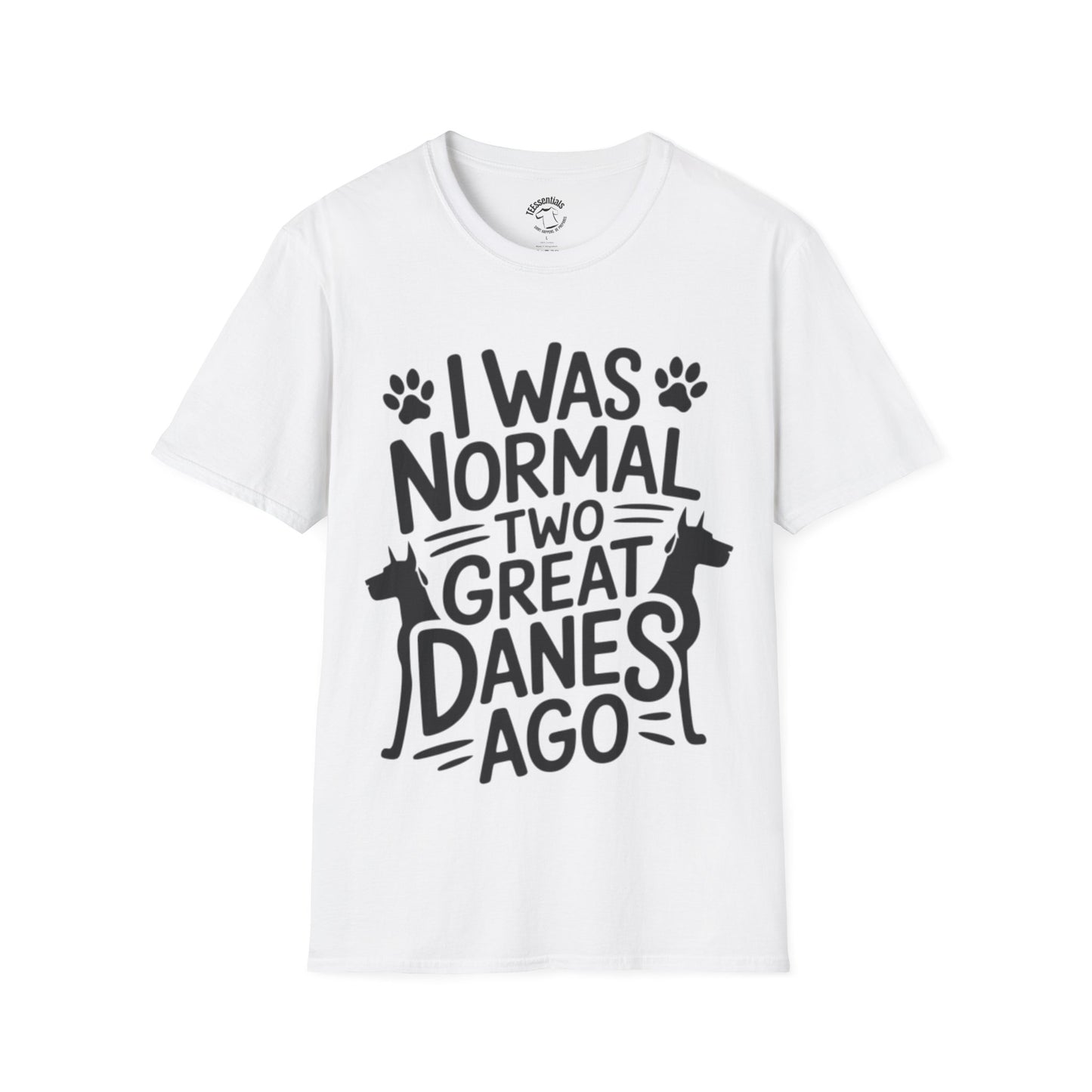 Great Danes Tee — "I Was Normal Two Great Danes Ago" Dog Lover T-Shirt