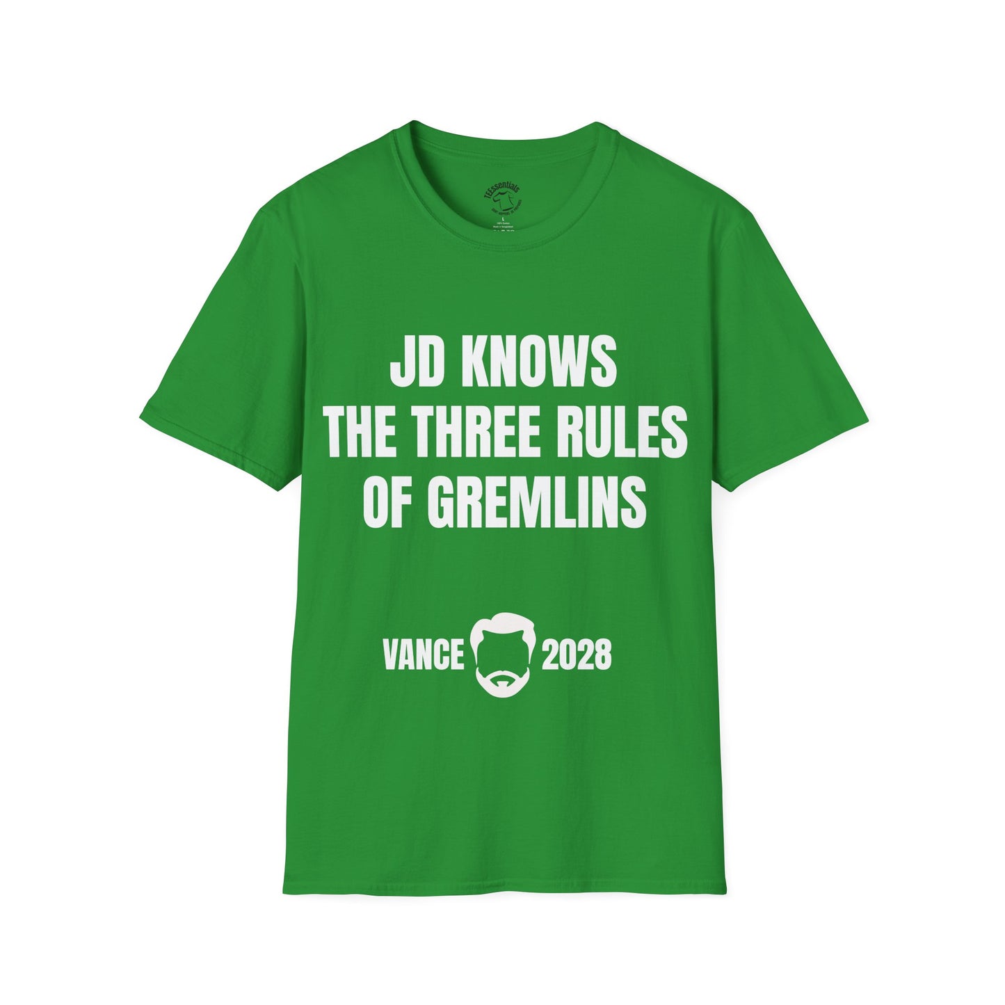 JD Gremlins Rules T-Shirt — “JD Knows The Three Rules” Vance 2028