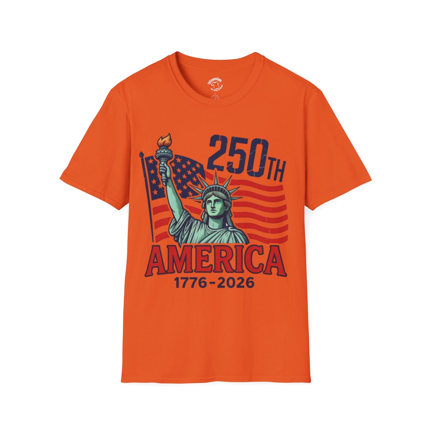 America 250th T-Shirt – Statue of Liberty Patriotic July 4th 1776–2026