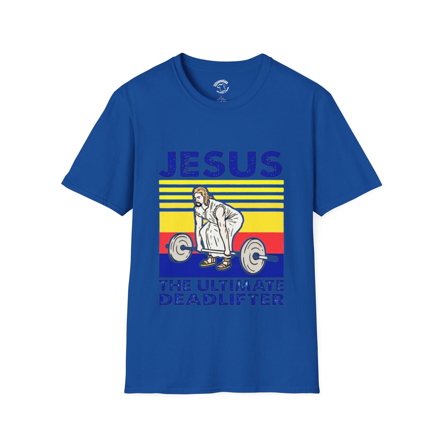 Jesus The Ultimate Deadlifter Tee — Christian Fitness Graphic T-Shirt