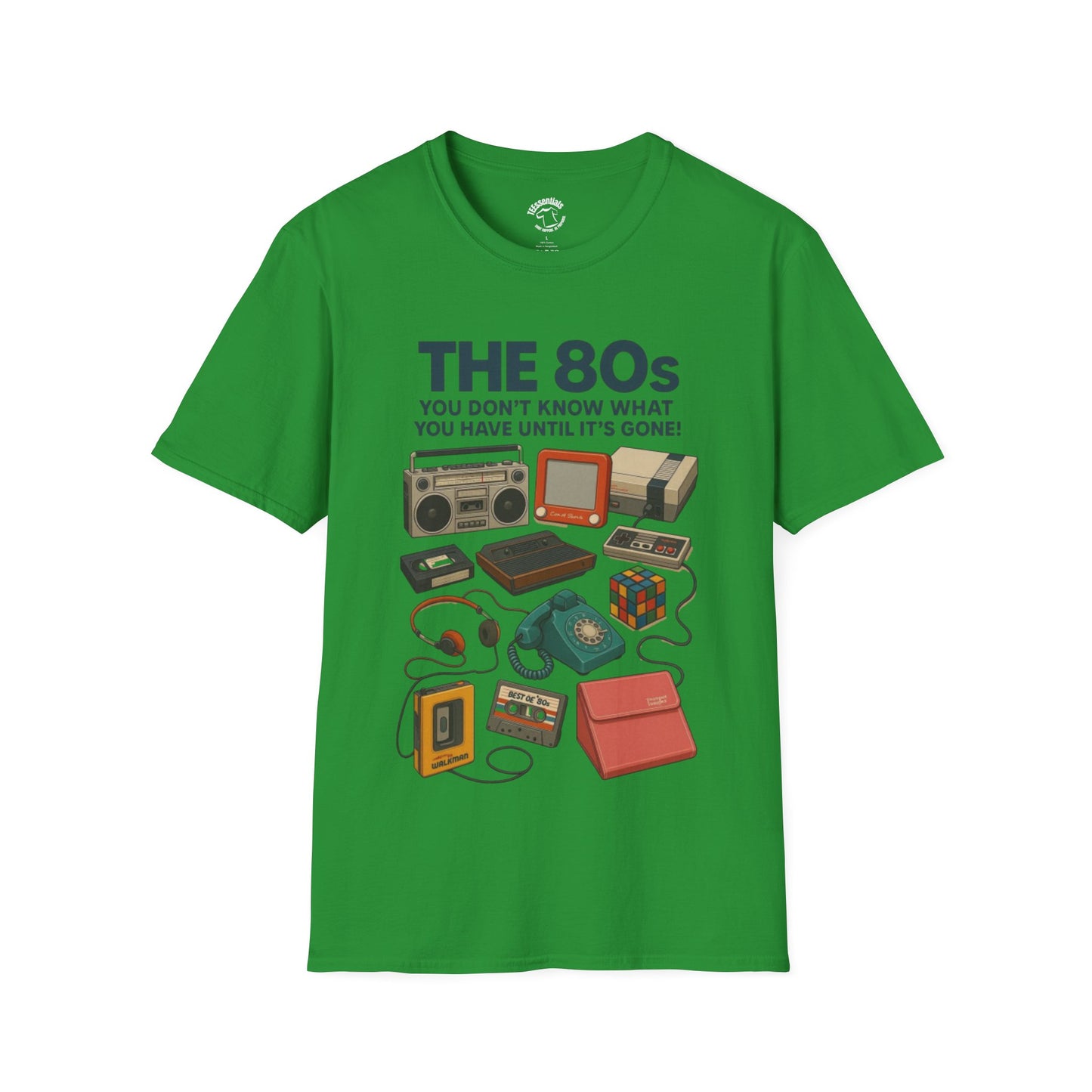 80s Nostalgia T-Shirt — "The 80s: You Don’t Know What You Have Until It’s Gone" Retro Electronics Design