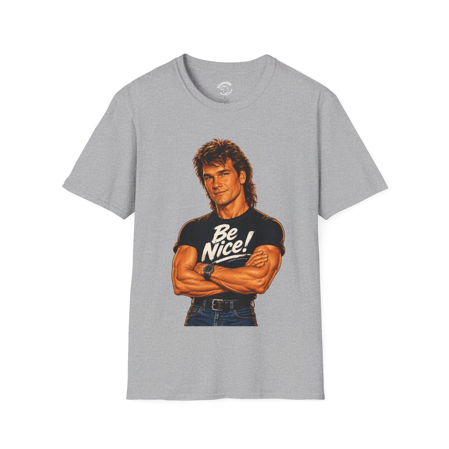T-Shirt — Retro 'Be Nice!' Roadhouse Dalton Graphic Tee