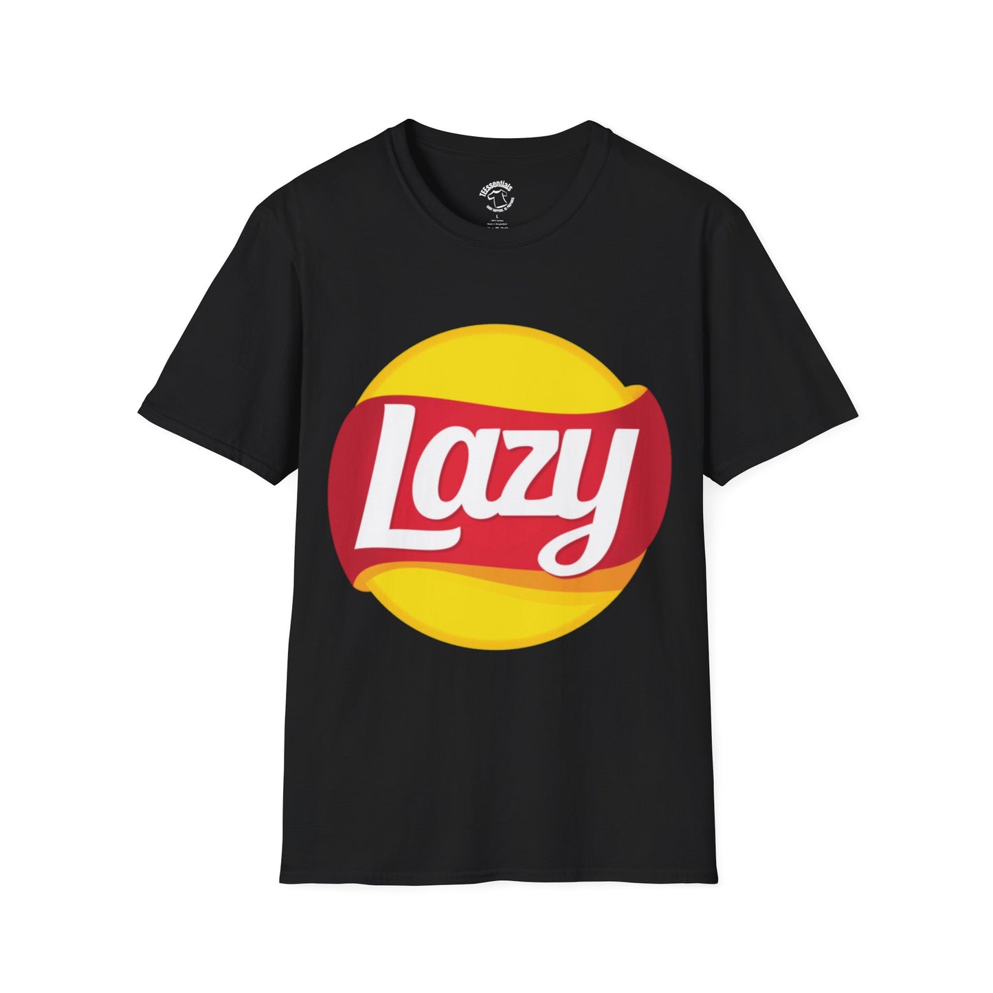 Lazy Vintage Logo T-Shirt — Retro Casual Graphic Tee