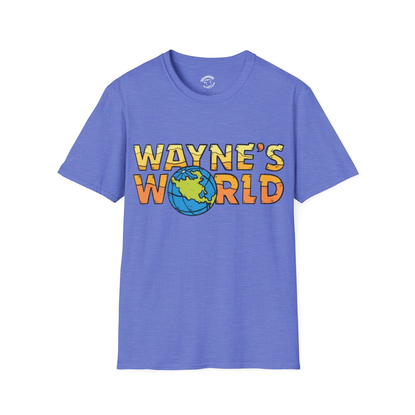 Wayne's World Graphic T-Shirt — Retro 90s Globe Logo Tee