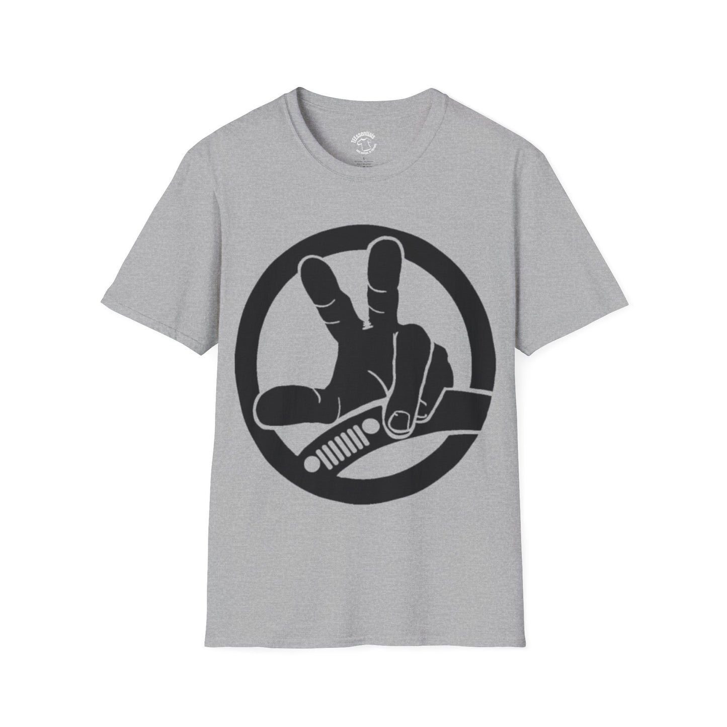 Jeep Wave Graphic T-Shirt — Unisex Softstyle Tee