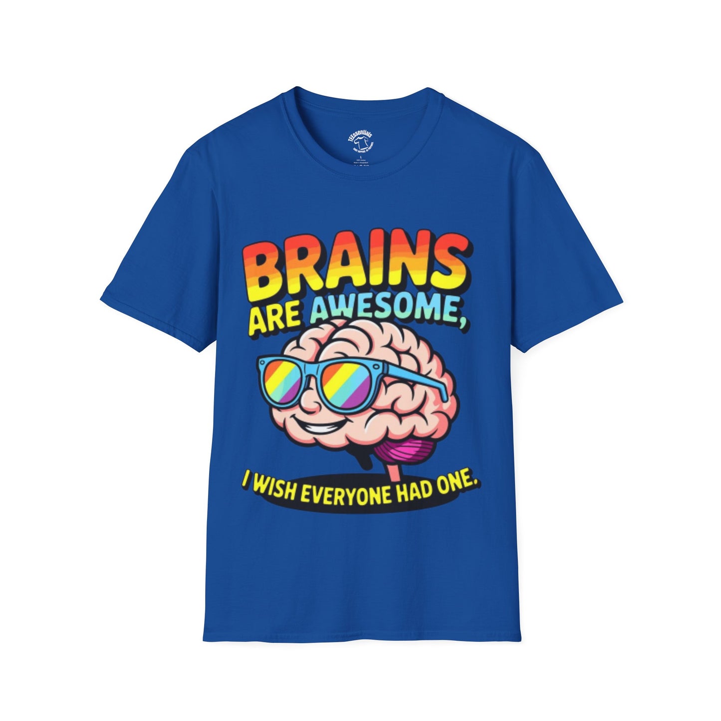 Brains Are Awesome T-Shirt — Funny Retro Brain Graphic Tee