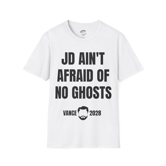 JD Ain't Afraid of No Ghosts T-Shirt — Vance 2028 Campaign Tee