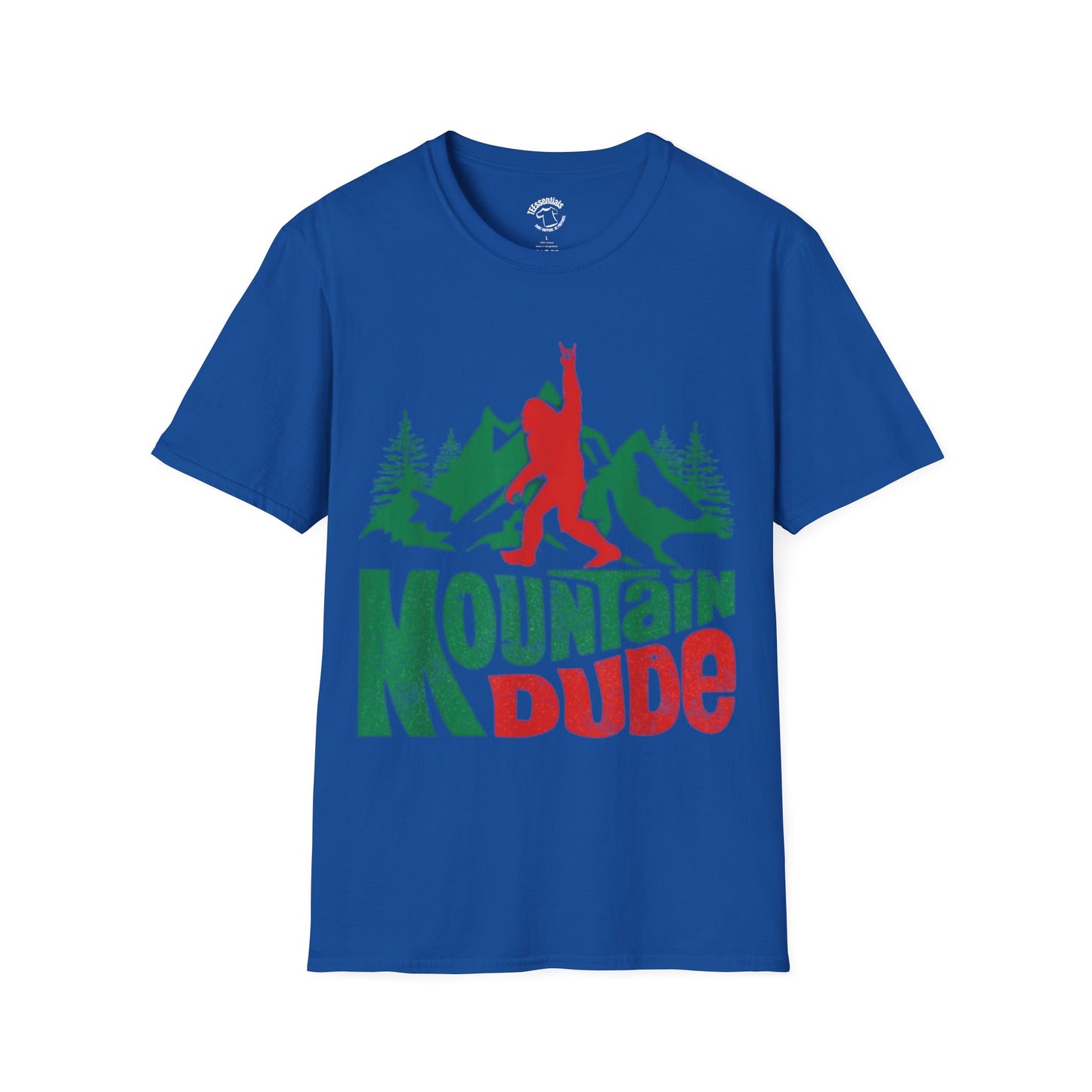 Mountain Dude T-Shirt – Retro Bigfoot Hiking Graphic Tee