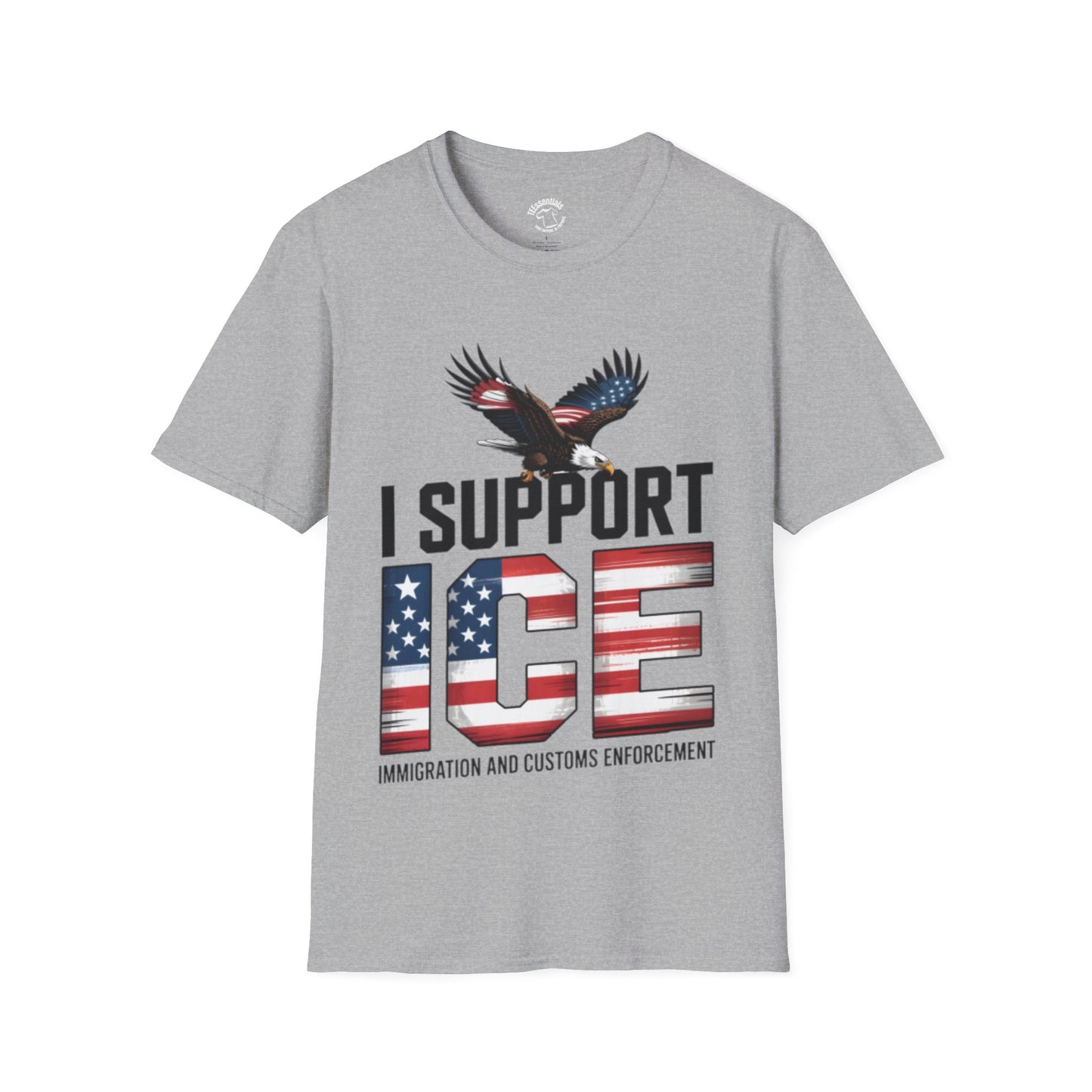 I Support ICE T-Shirt – Patriotic Immigration & Customs Enforcement Tee