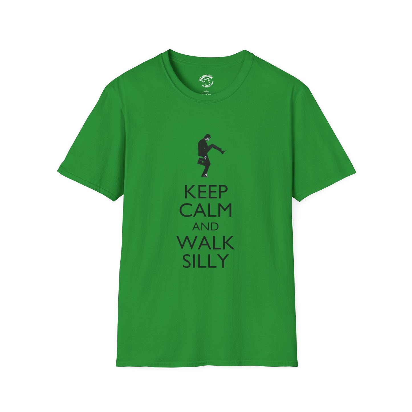 Keep Calm and Walk Silly T-Shirt — Funny Python Tee