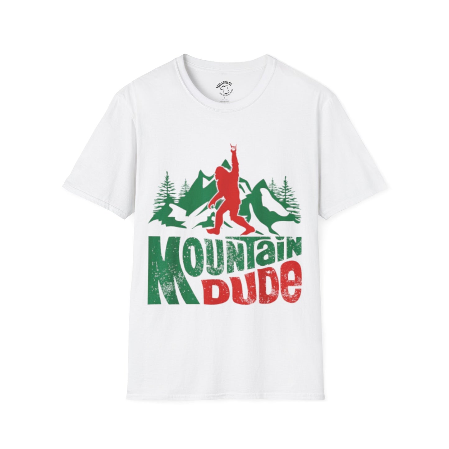 Mountain Dude T-Shirt – Retro Bigfoot Hiking Graphic Tee