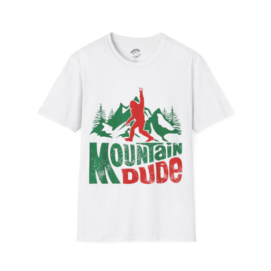Mountain Dude T-Shirt – Retro Bigfoot Hiking Graphic Tee