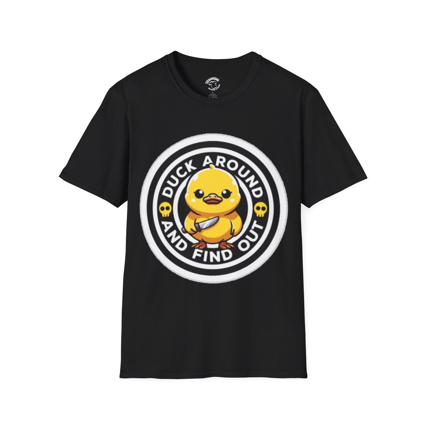 Duck Around and Find Out T-Shirt — Cute Angry Rubber Duck Jeep Graphic Tee