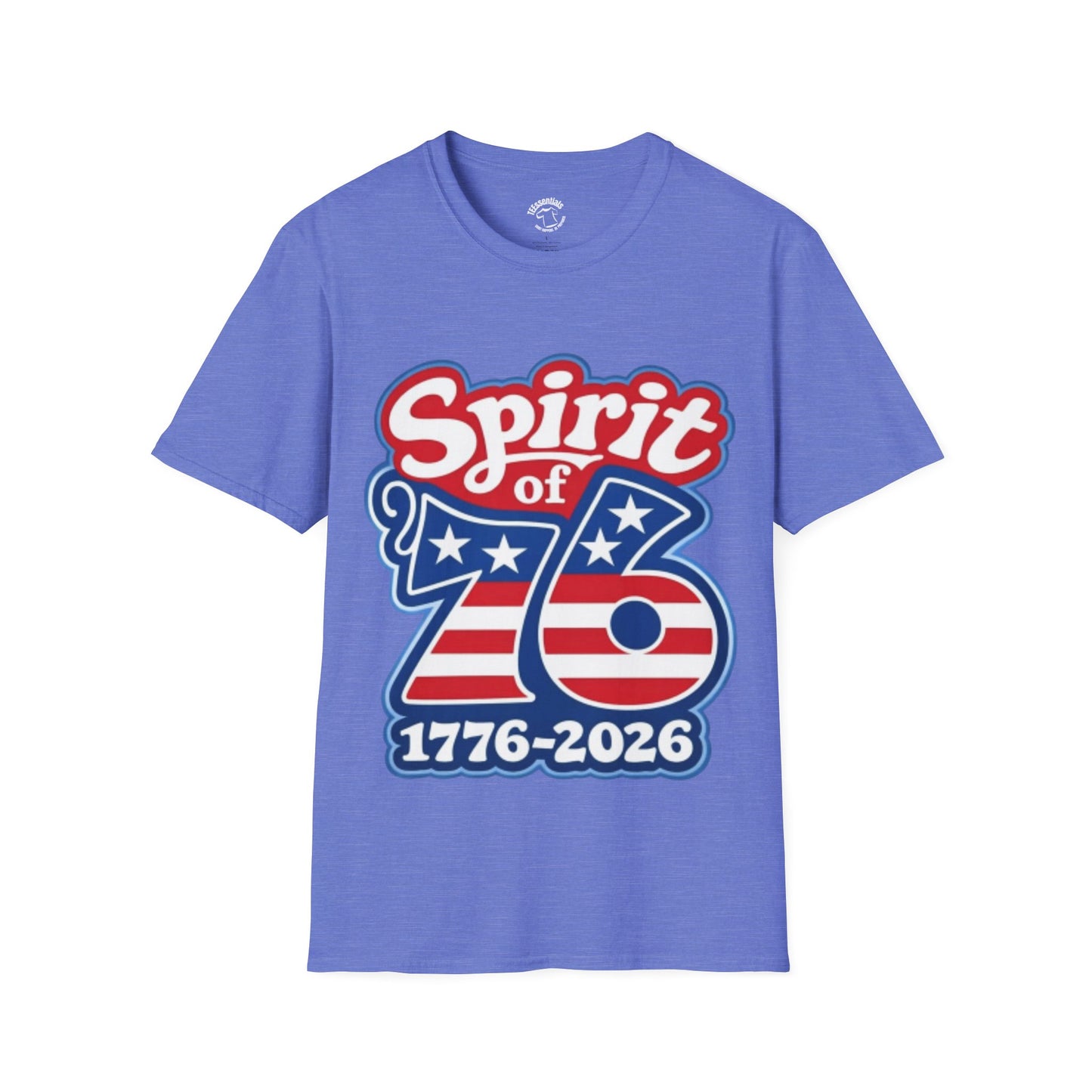 Spirit of '76 T-Shirt — 1776-2026 Retro Patriotic Fourth of July Tee