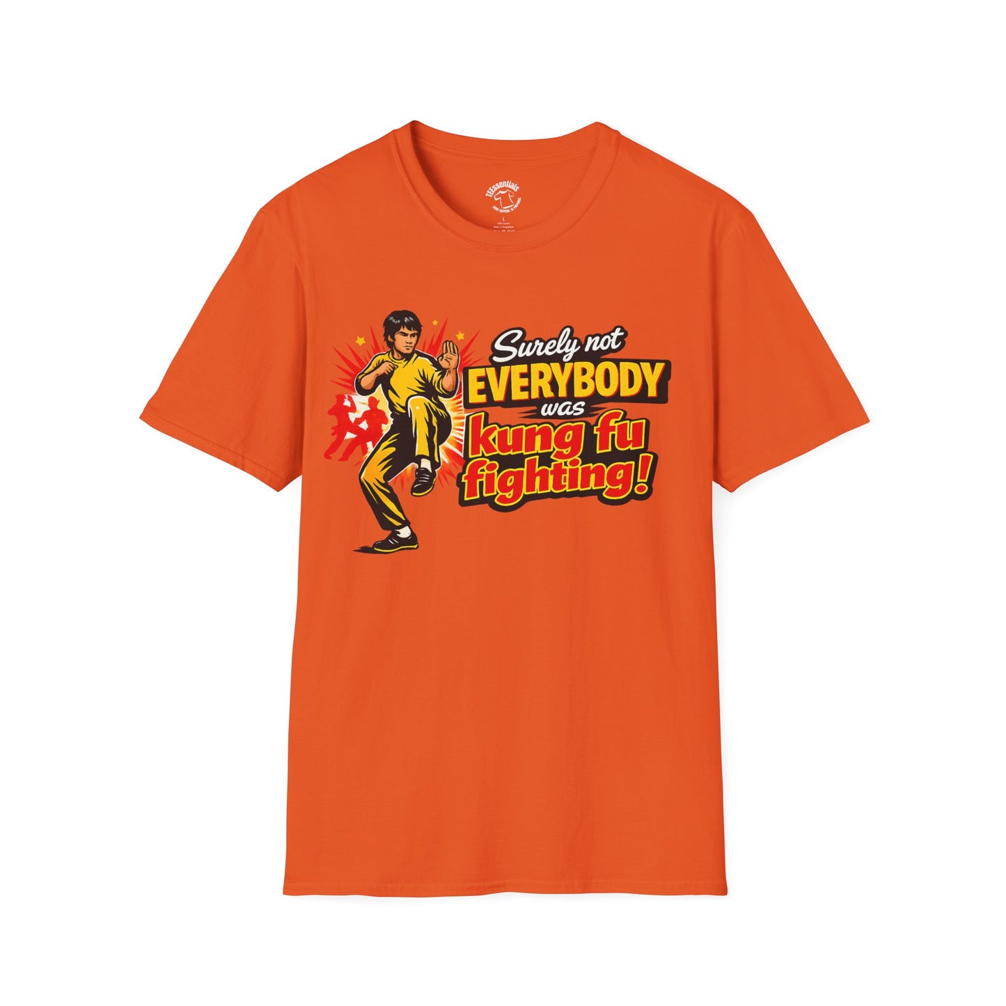 Kung Fu Fighting Retro Graphic T-Shirt — "Surely Not Everyone Was Kung Fu Fighting!"